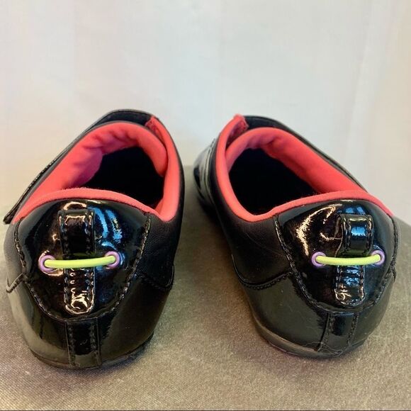 Lacoste Hook-and-loop fastener Sneakers black casual look Sz 9 - Picture 4 of 6